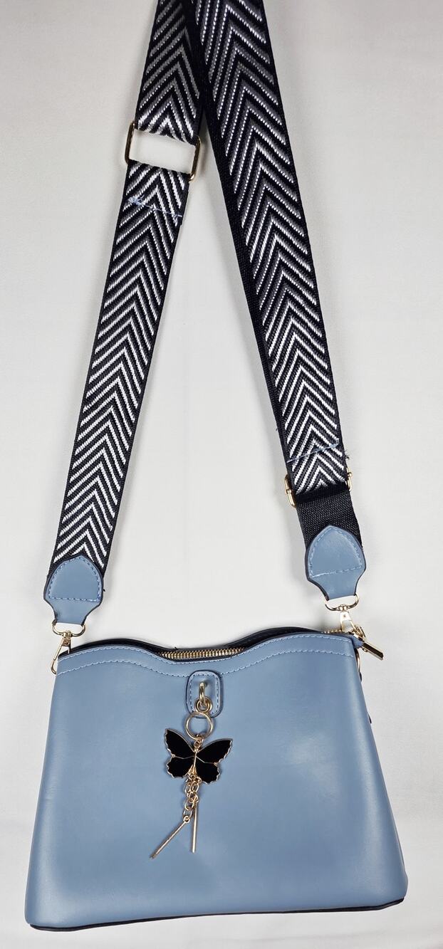Xiaoyu Small Blue Crossbody Shoulder Bag $20